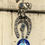 Thumbnail: Evil Eye Metal Hanging Amulet - Lucky Horseshoe (Glazed)