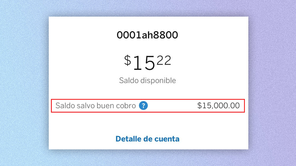"Saldo salvo buen cobro": Transferencias fantasma con las que estafan a