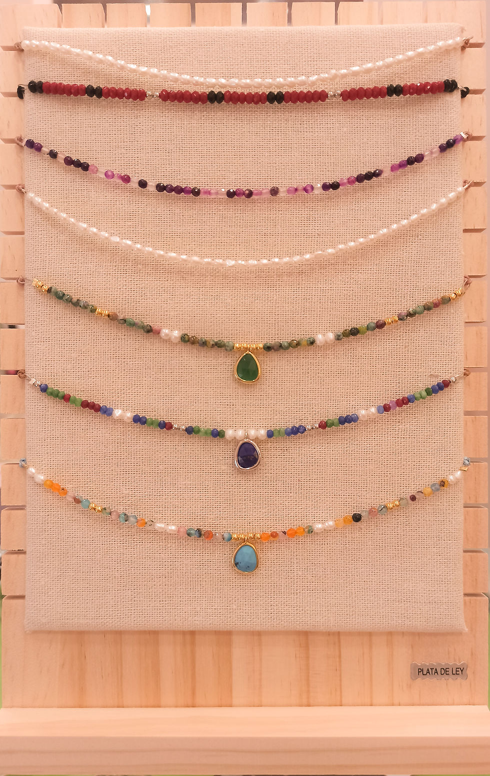 Miniatura: Collar de Perlitas de Río