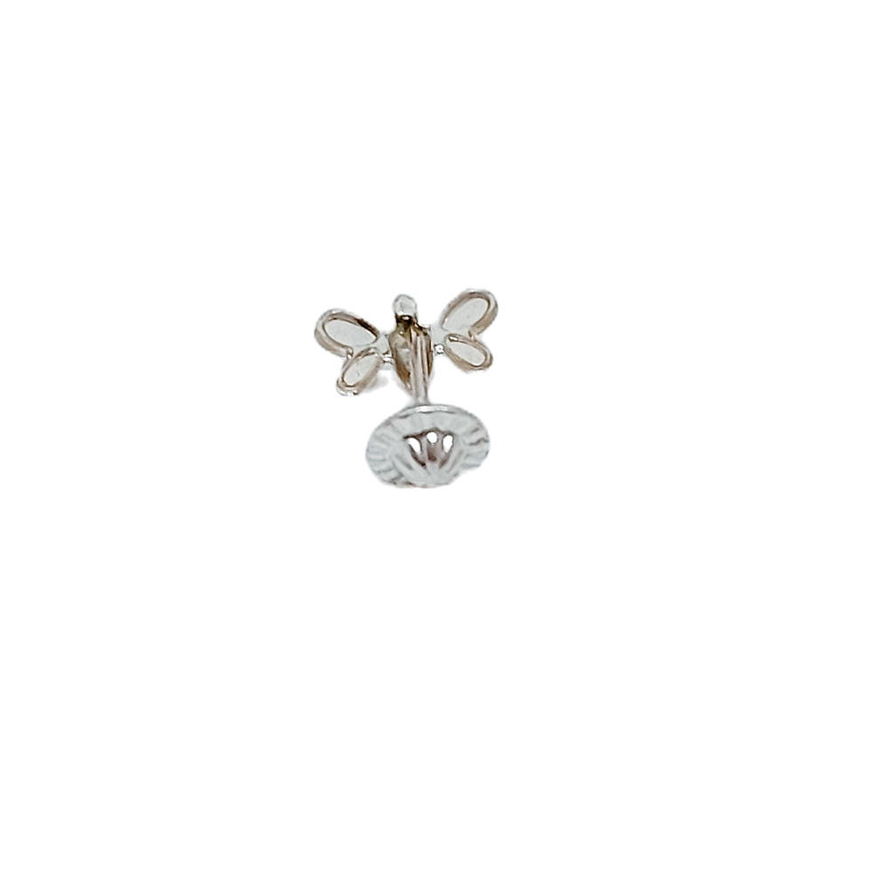 Miniatura: Pendientes de Plata Libélula con rosca