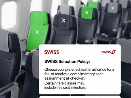 Swiss Airlines Seat Selection Policy: Reserve Seats Before You Fly
