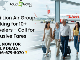 Thai Lion Air Group Booking for 10+ Travelers – Call for Exclusive Fares
