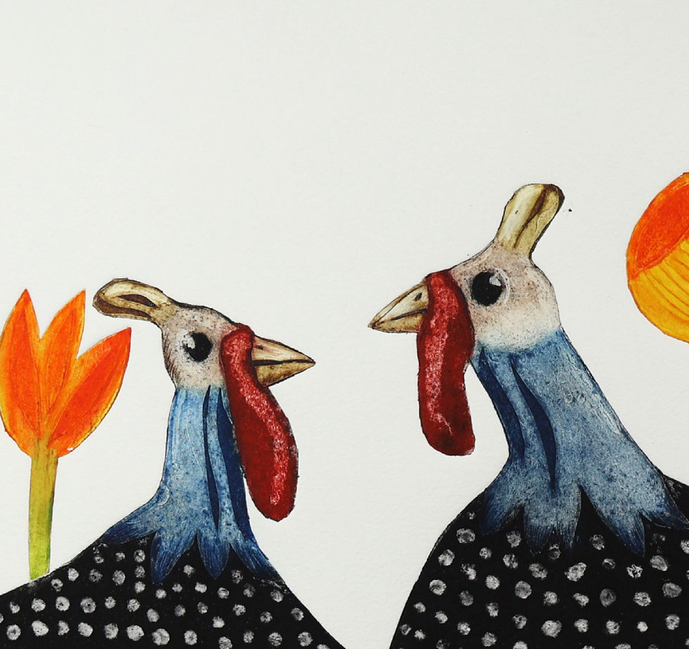 Thumbnail: Guineas and Flowers