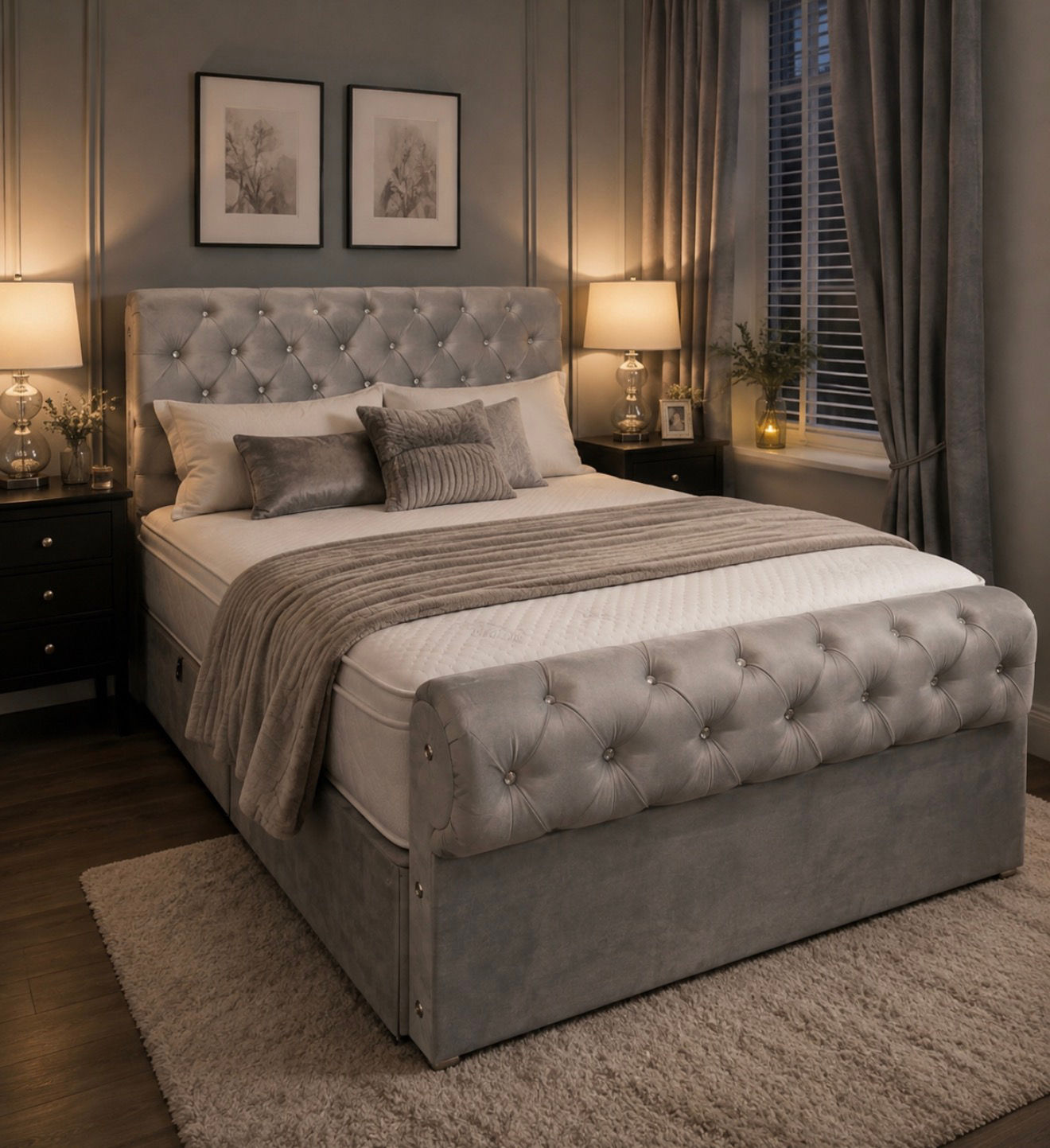The swan sleigh bed 