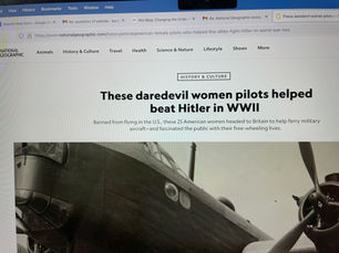 National Geogrpahic: These daredevil women pilots helped beat Hitler in WWII