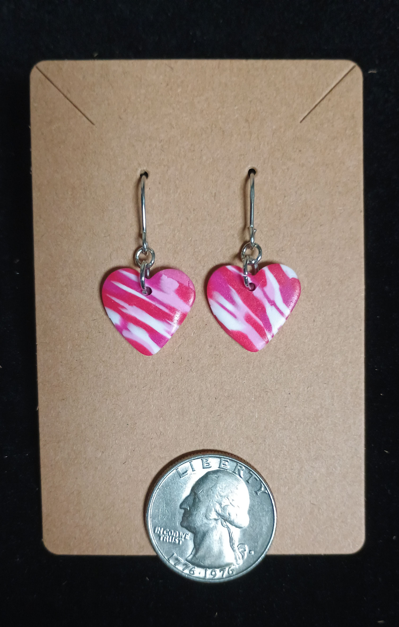Pink Camouflage Hearts