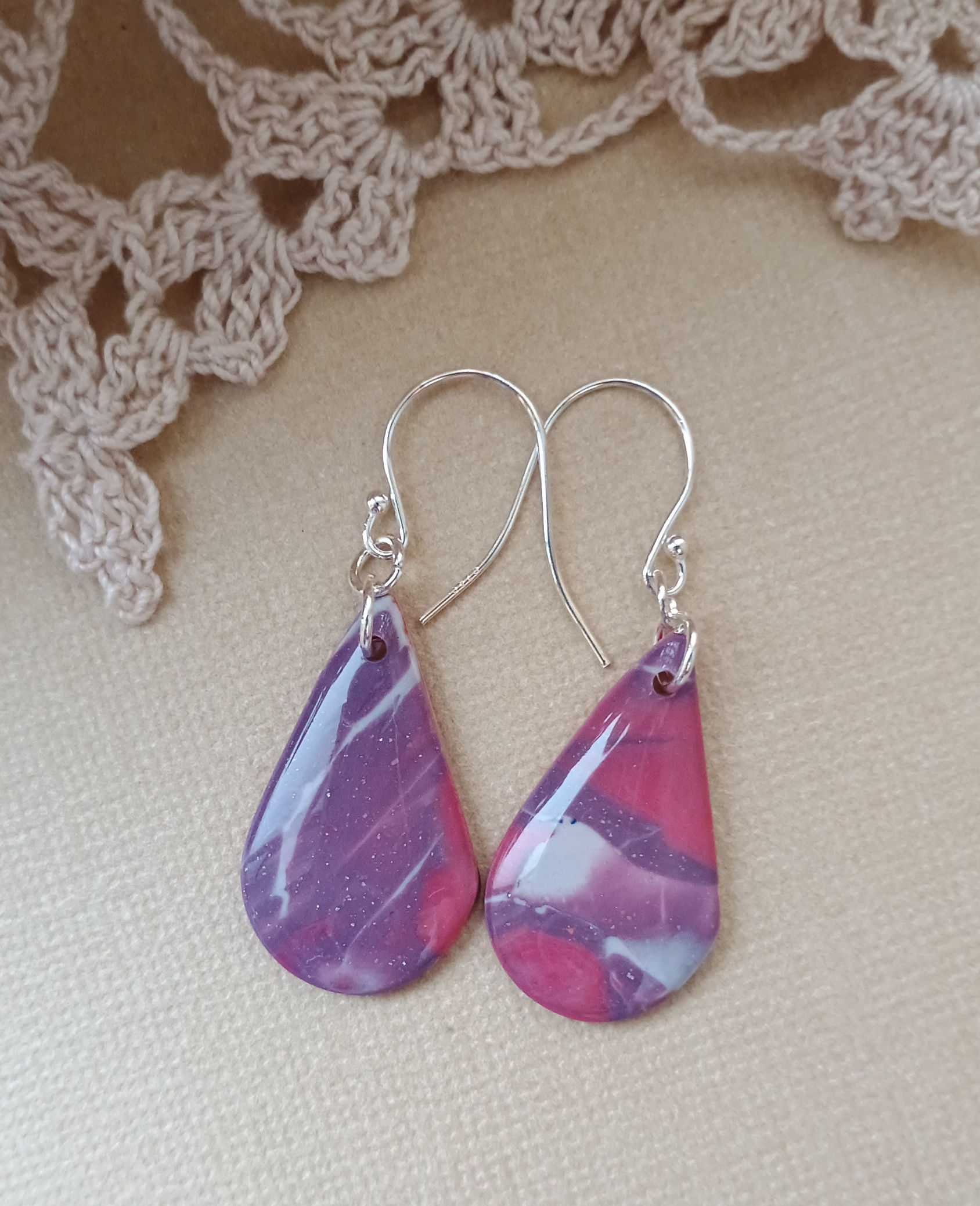 Pink & Purple Teardrop