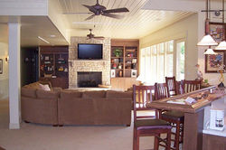 Basement Fireplace