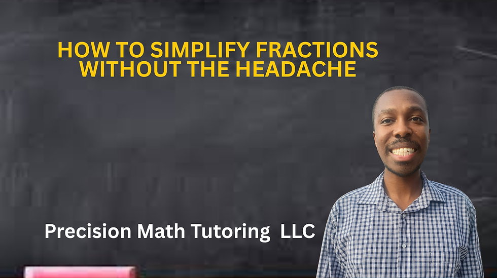 How to Simplify Fractions Without the Headache