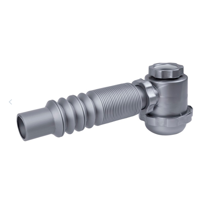 Miniatura: Céspol flexible gris con bote grande, sin contracanasta 3731G