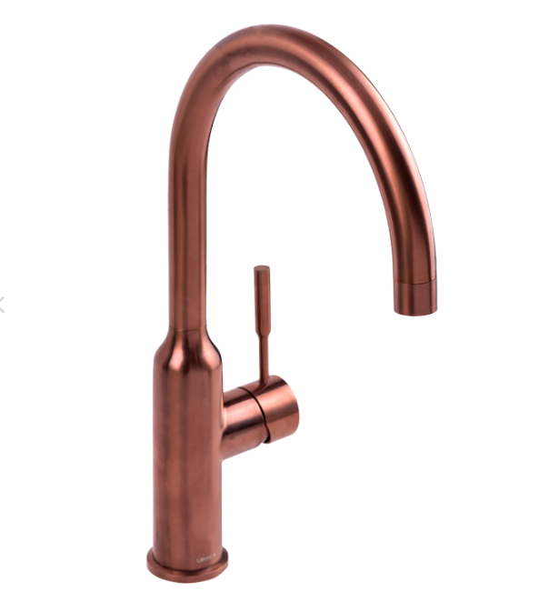 Miniatura: Monomando para cocina INOX sencillo bronce