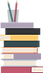 Bücherstappel Illustration