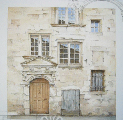 Façade à meneaux