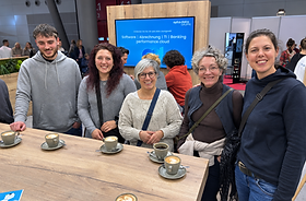 Das Team des PTZ-GINGEN beim gemeinsamen Besuch der TheraPro-Fachmesse.