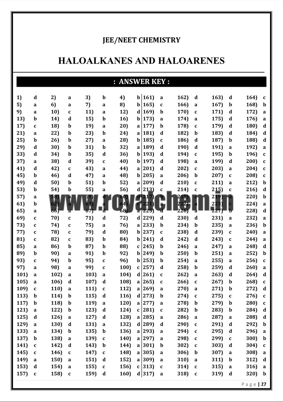 Thumbnail: Haloalkanes and Haloarenes-Question Bank