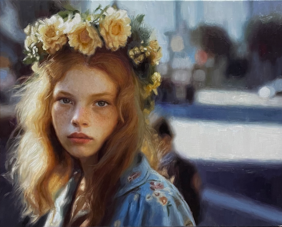 Street Blossom, Giclee Print