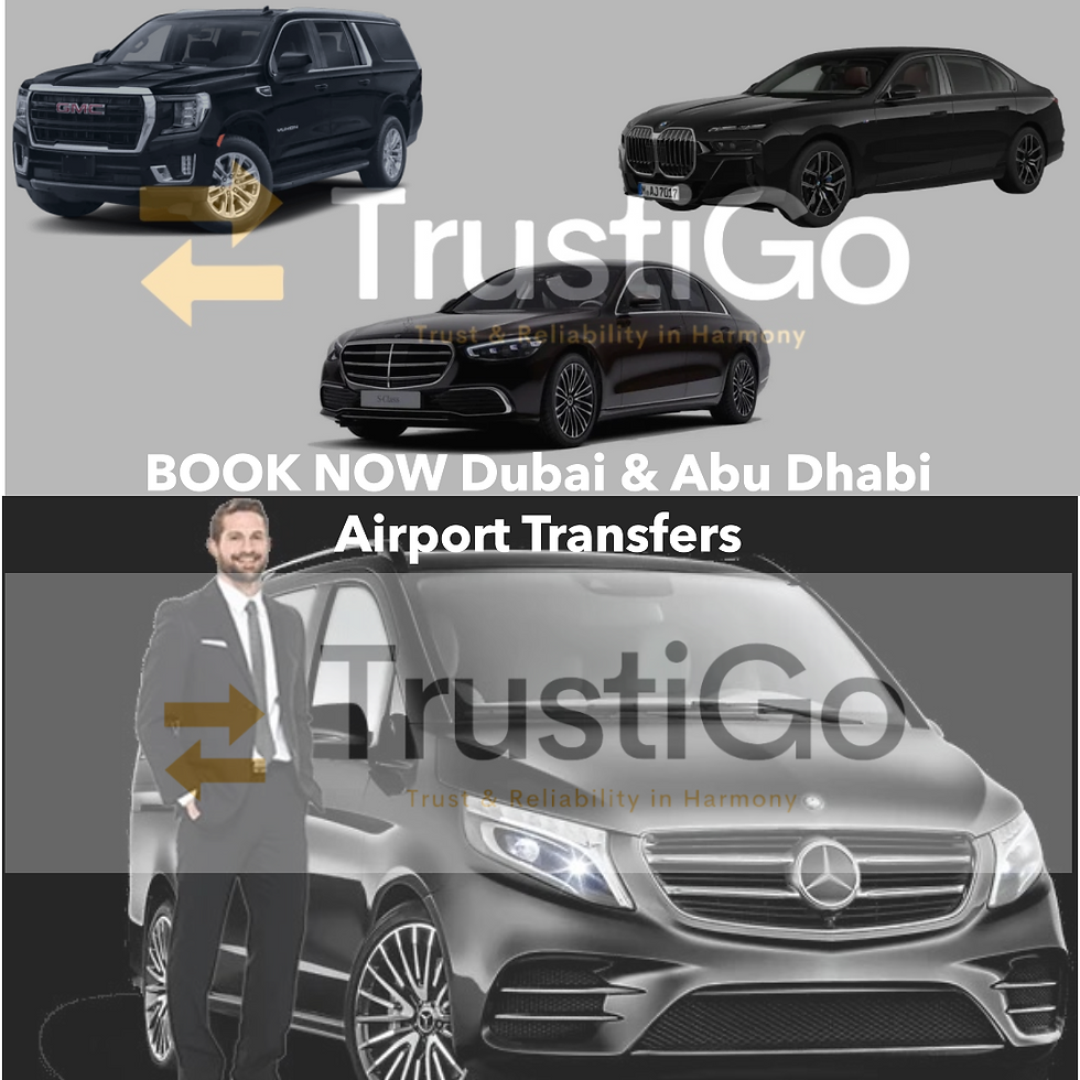 Best Luxury Dubai (DXB) - Abu Dhabi (AUH) - Airport Transfers - VIP Chauffeur