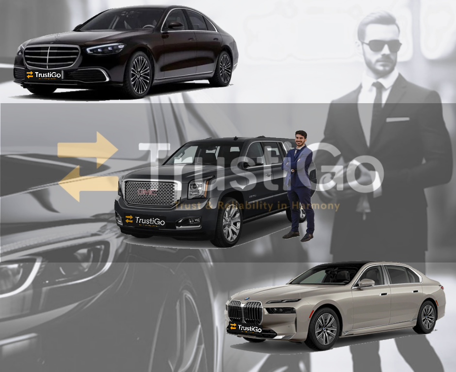VIP - Premium Luxury - Airport Transfers Vehicles - Dubai and Abu Dhabi Transfers- Family - Hotels - GMCs- Mercedes S Class BMW 7 - Best Chauffeurs