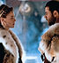 Gladiotor filminden Lucilla ve Maximus bir savaş sonrası, yalnızken konuşurlarken bir kare.