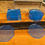 الصورة المصغرة: Blue resin coasters, various shapes