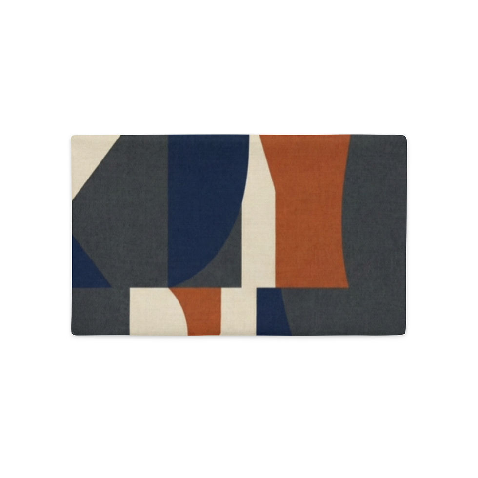 الصورة المصغرة: Terracotta Indigo Premium Pillowcase