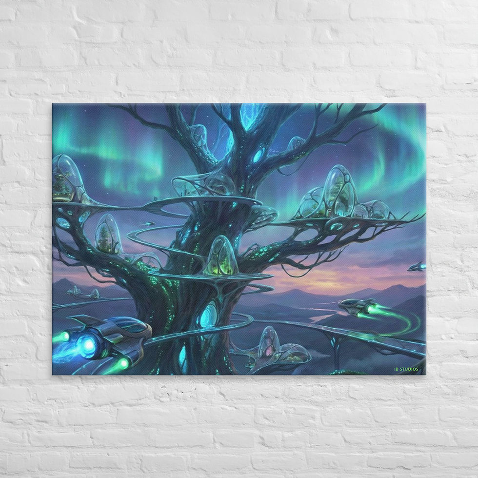Thumbnail: The Living Network - Canvas Print
