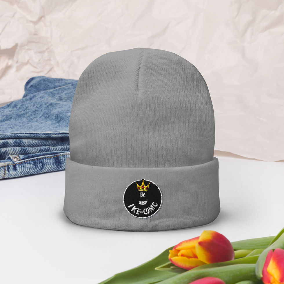 サムネイル： Embroidered Be Ike-Conic Beanie