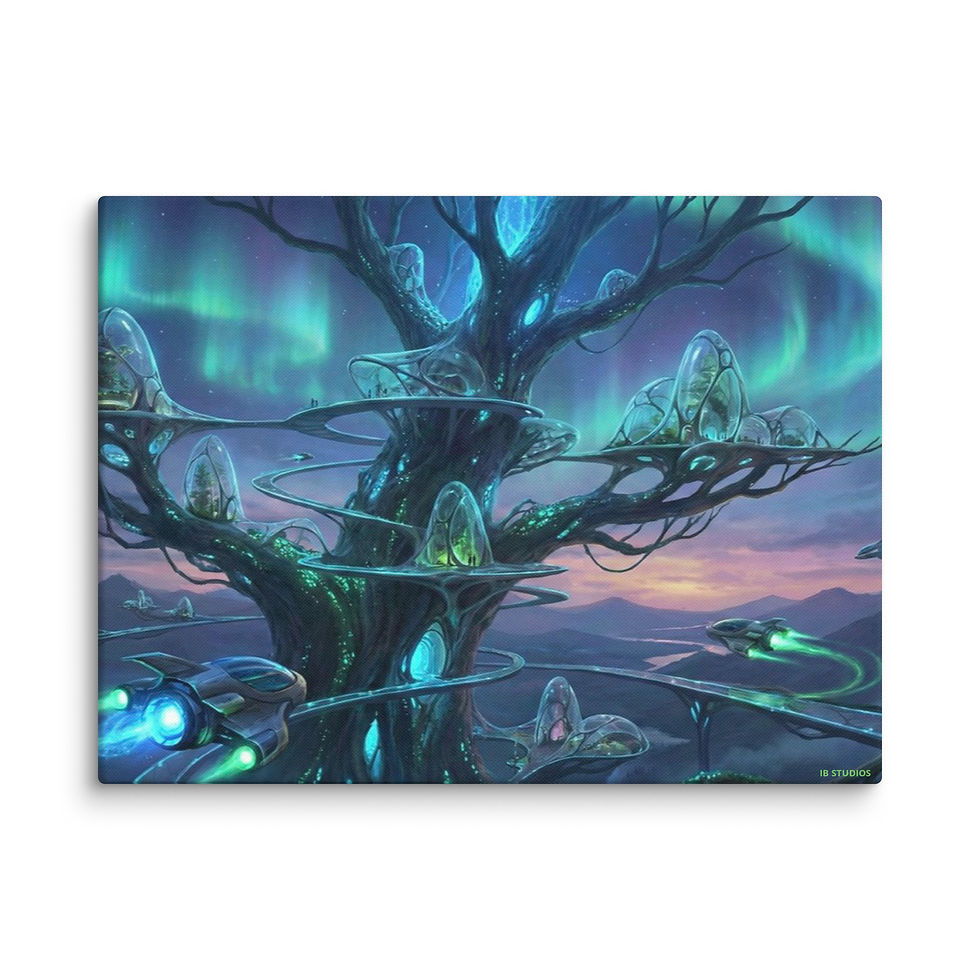 Thumbnail: The Living Network - Canvas Print