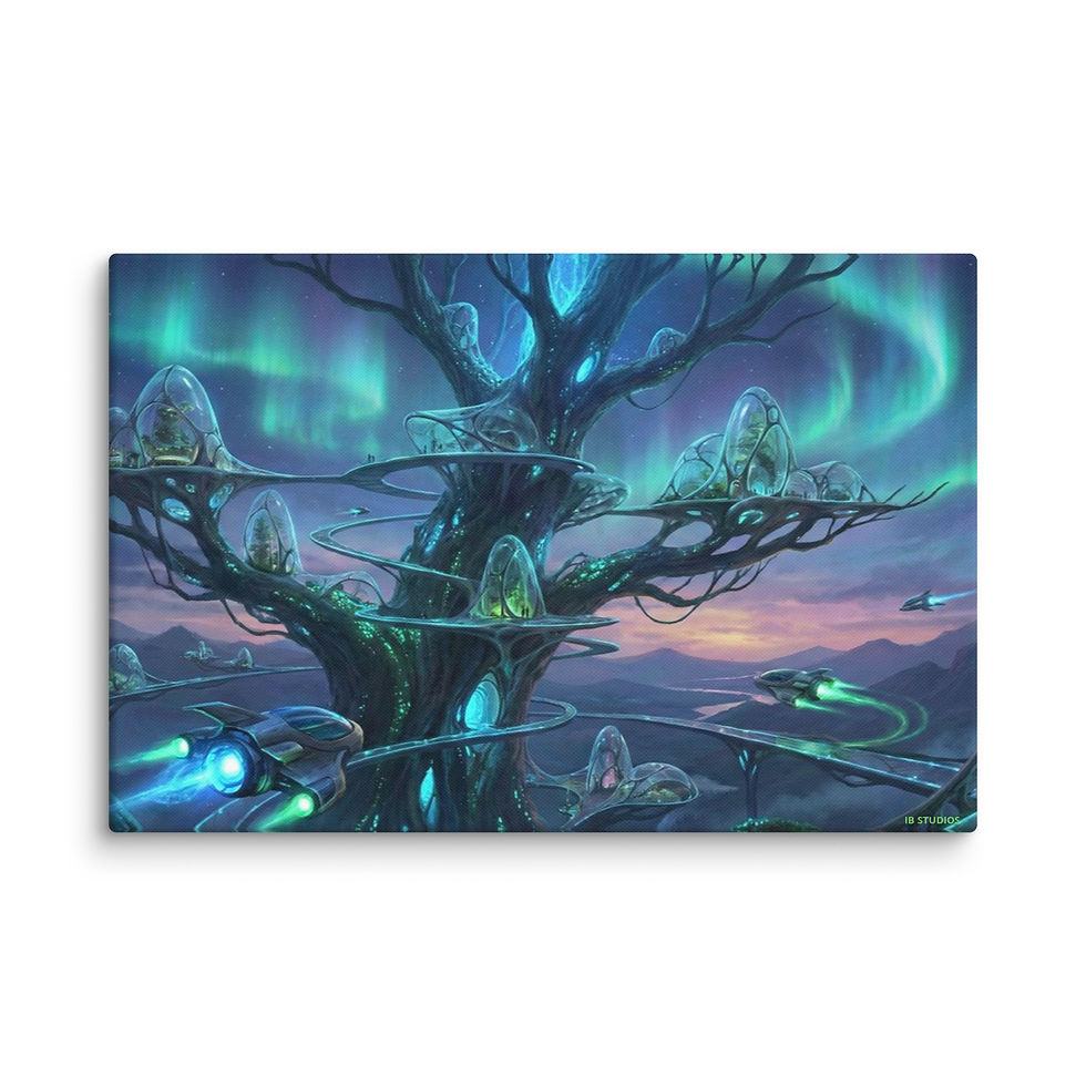 Thumbnail: The Living Network - Canvas Print