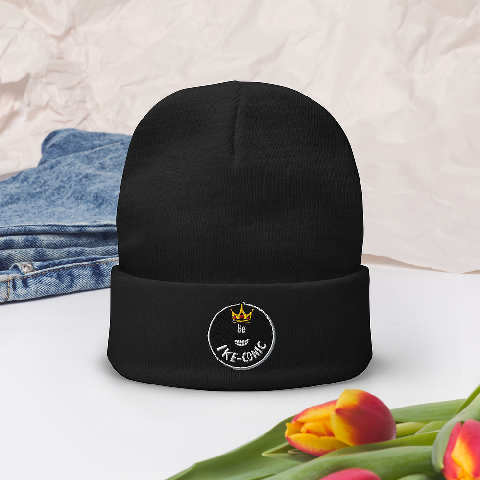 サムネイル： Embroidered Be Ike-Conic Beanie
