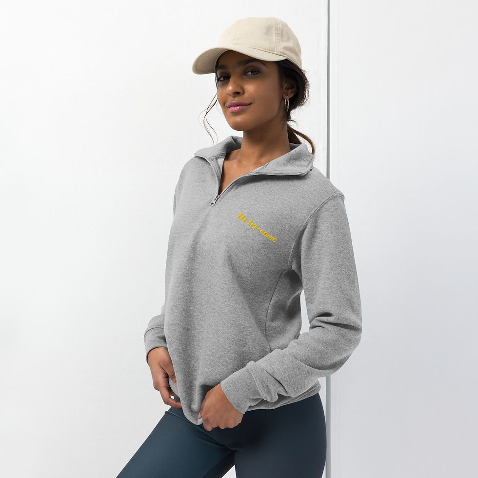 Thumbnail: Signature Unisex fleece pullover