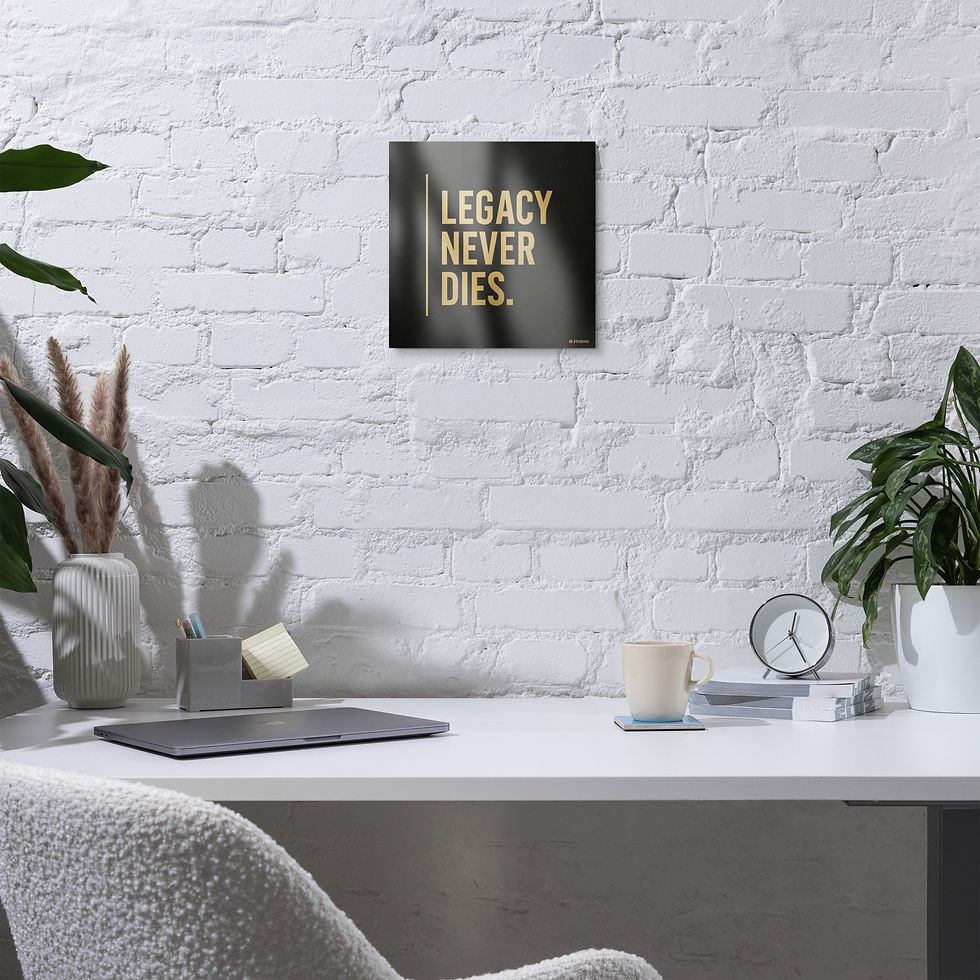 Miniatura: Legacy Never Dies™ Metal Print