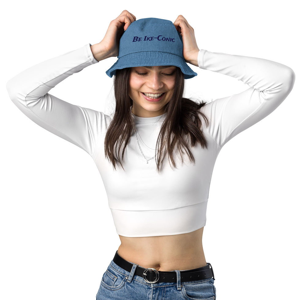 Миниатюра: Be Ike-Conic™ Signature Denim Bucket Hat