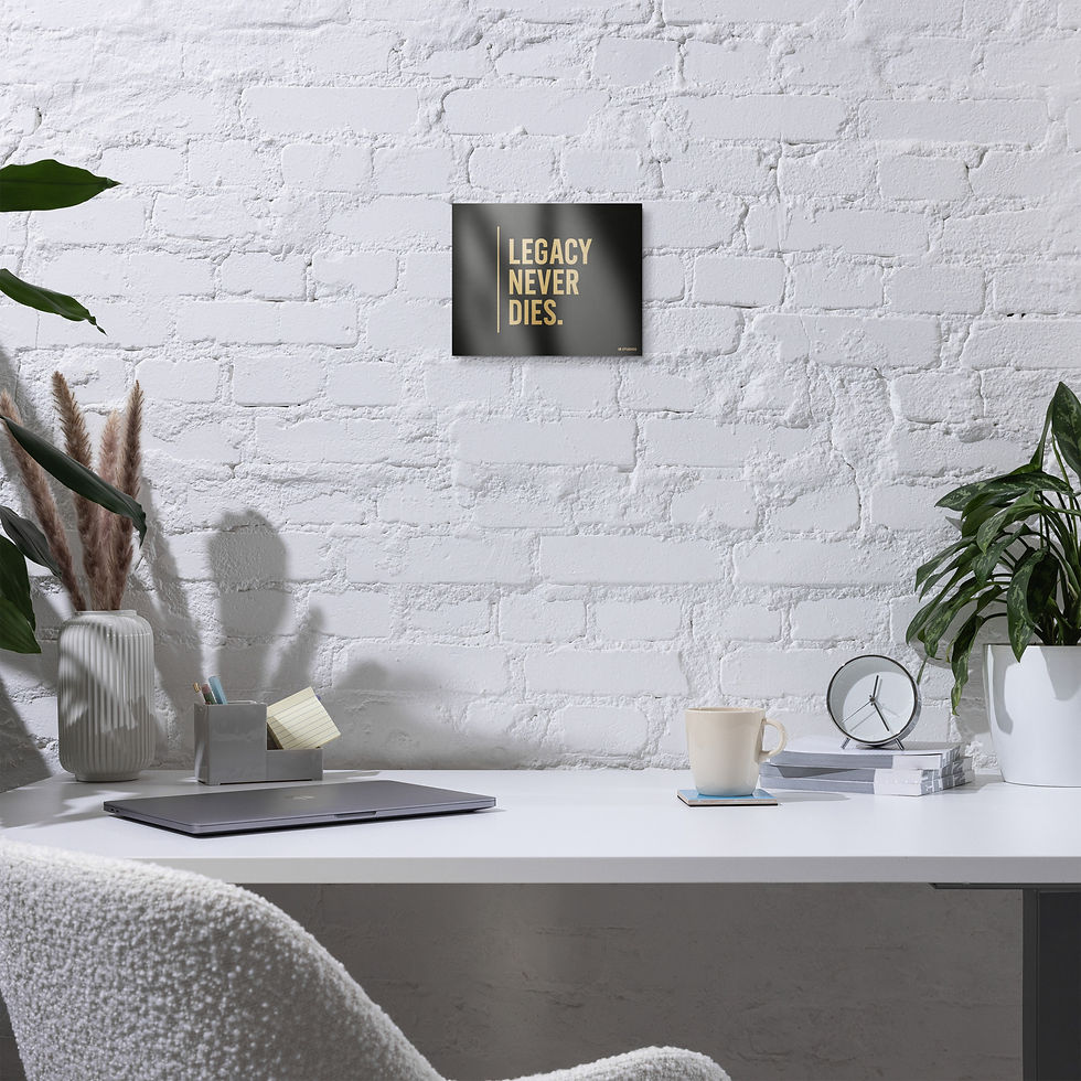 Miniatura: Legacy Never Dies™ Metal Print