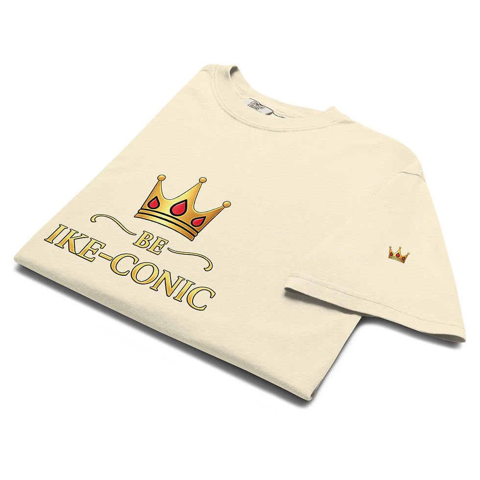 Miniature : Be Ike-Conic "Built Different" Heavyweight Tee | Premium Garment-Dyed