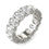 Thumbnail: 5.6 Oval Lab-Grown Diamond Eternity Ring-14K White Gold (G-Vs)