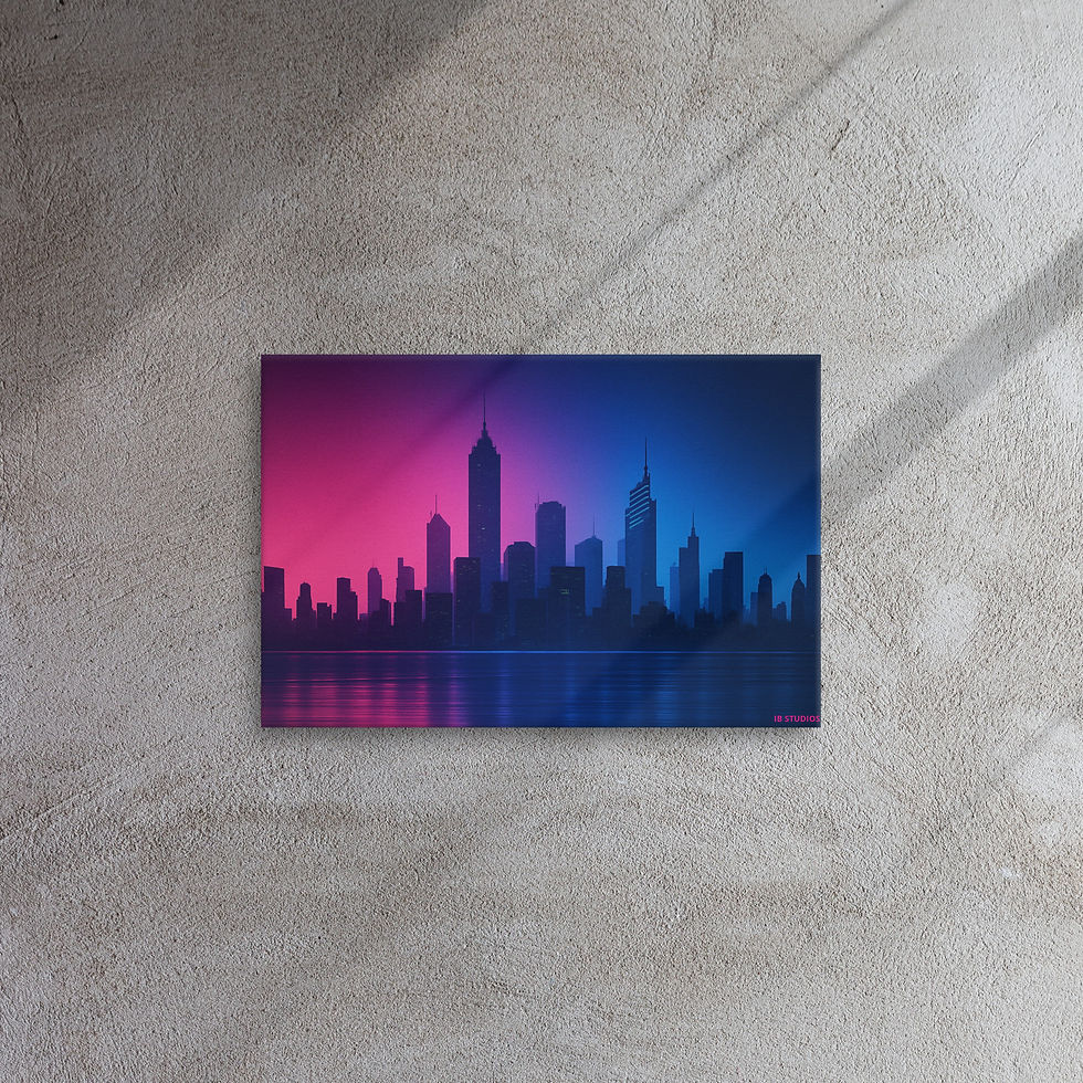 Thumbnail: Skyline Radiance - Thin Canvas Art by IB Studios