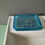 Thumbnail: Blue resin soap dish with glitter and text