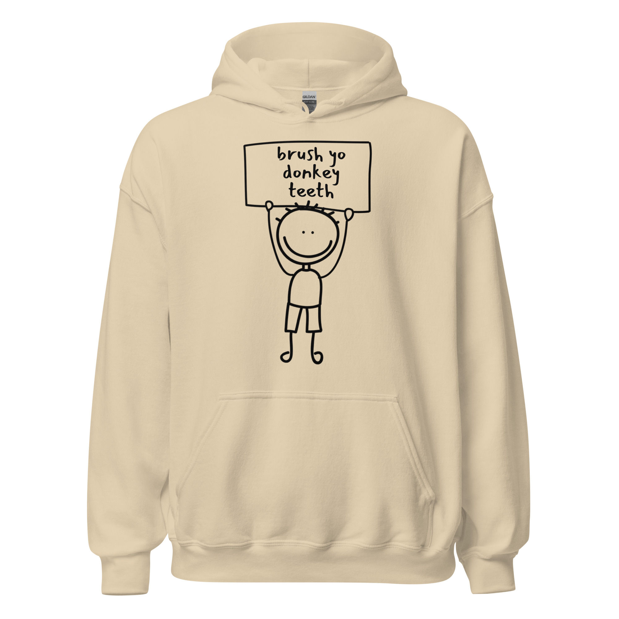 Brush Yo Donkey Teeth Hoodie