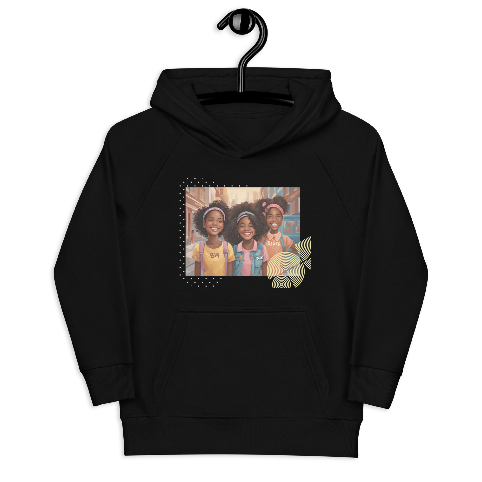 Smiles! Big Doc Stuff Kids Eco Hoodie