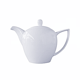 Crockery hire Taranaki - White Teapot