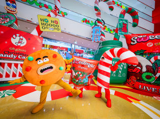 太古城中心聖誕呈獻Sweetmas糖果兵團甜蜜體驗3大可愛糖果兵團成員12月快閃街頭 送上甜蜜窩心的聖誕祝福