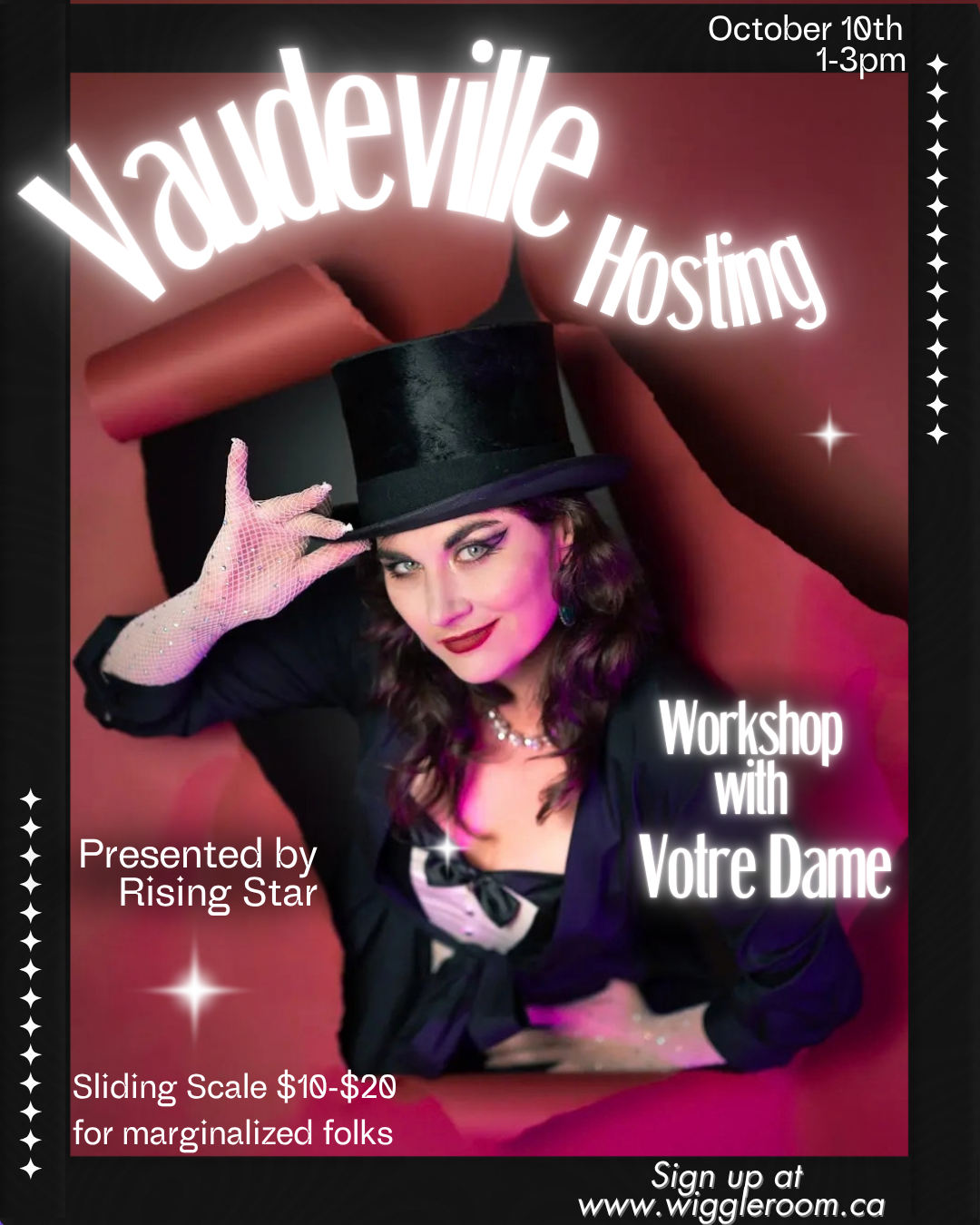 Vaudeville Hosting - Workshop with Votre Dame