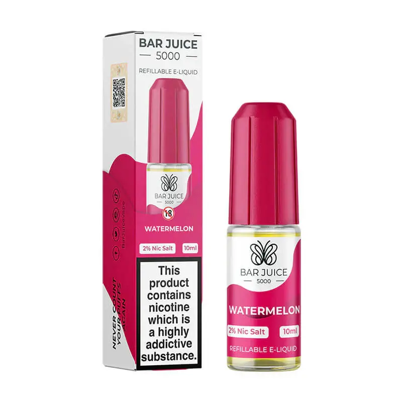 BAR JUICE 5000 | Watermelon Salt E-Liquid, 10ml/20mg
