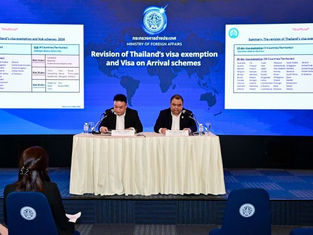 Thailand to Replace 60-Day Visa-Free Entry with Country-Specific Rules