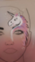 Unicorn Face Paint