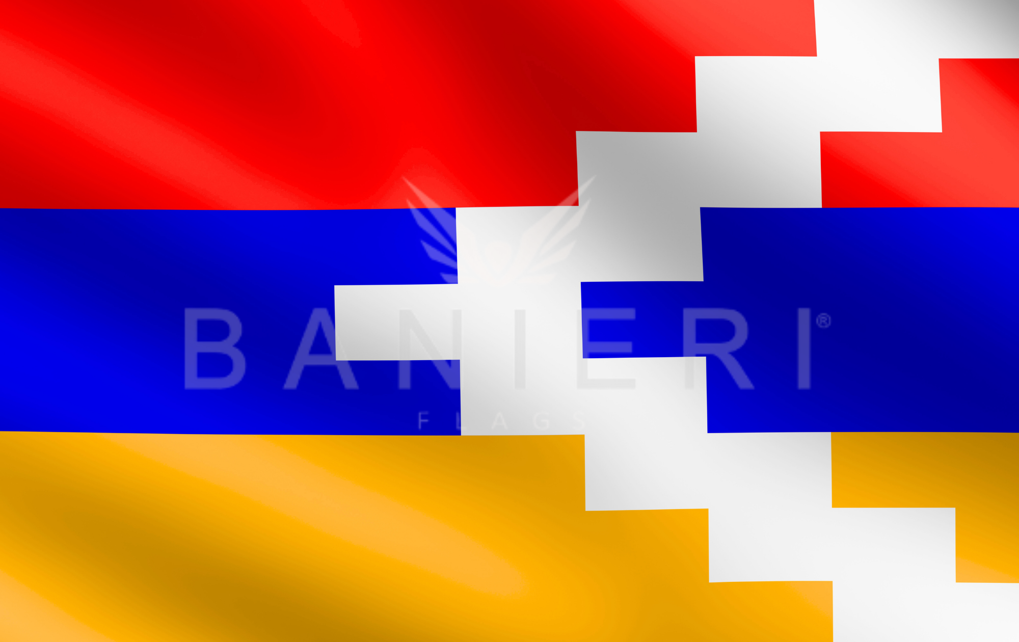 Bandiera del Nagorno-Karabakh - Simbolo di Resilienza e Identità - BANIERI®