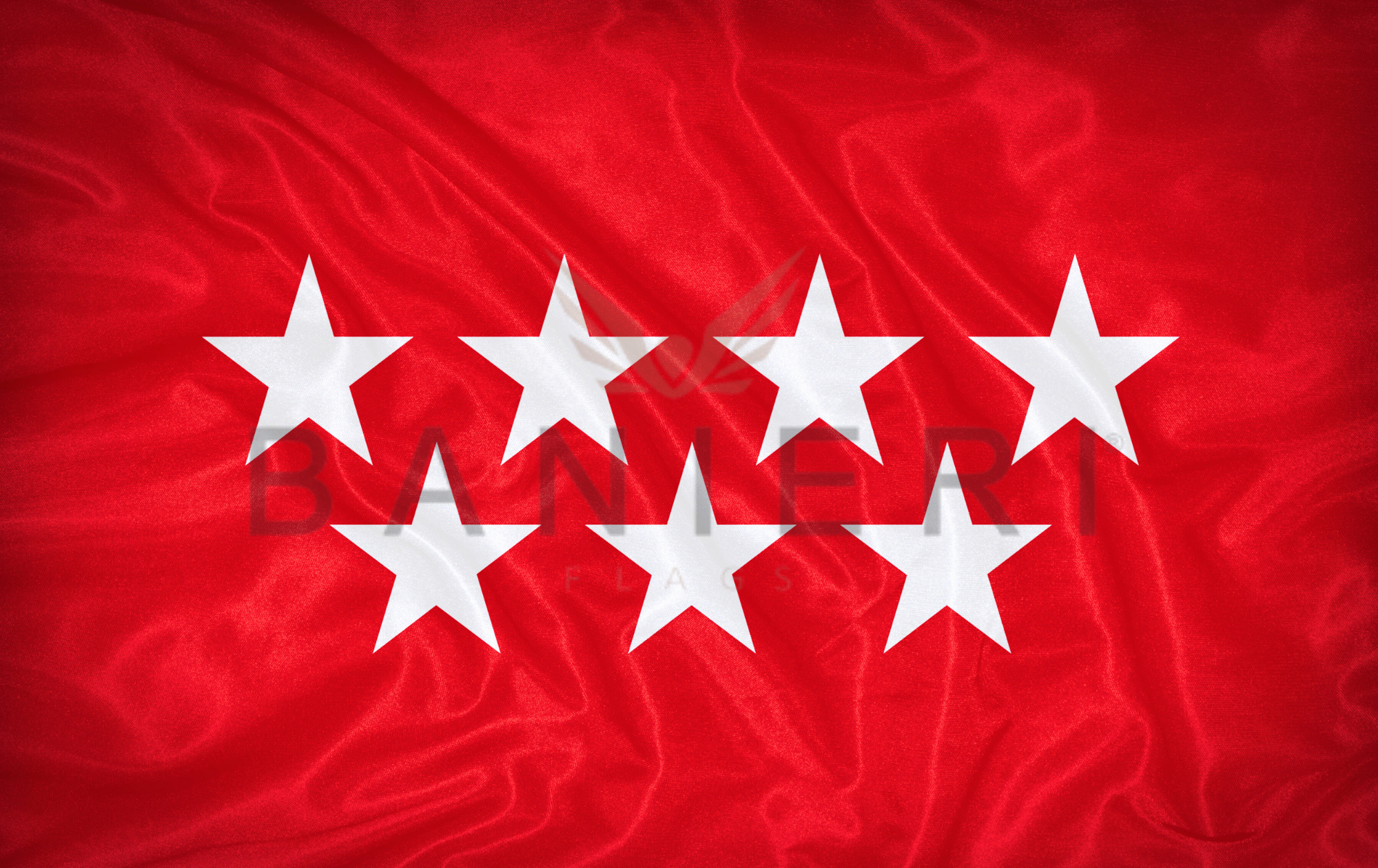 Bandiera di Madrid - Simbolo di Storia e Orgoglio della Capitale - BANIERI®