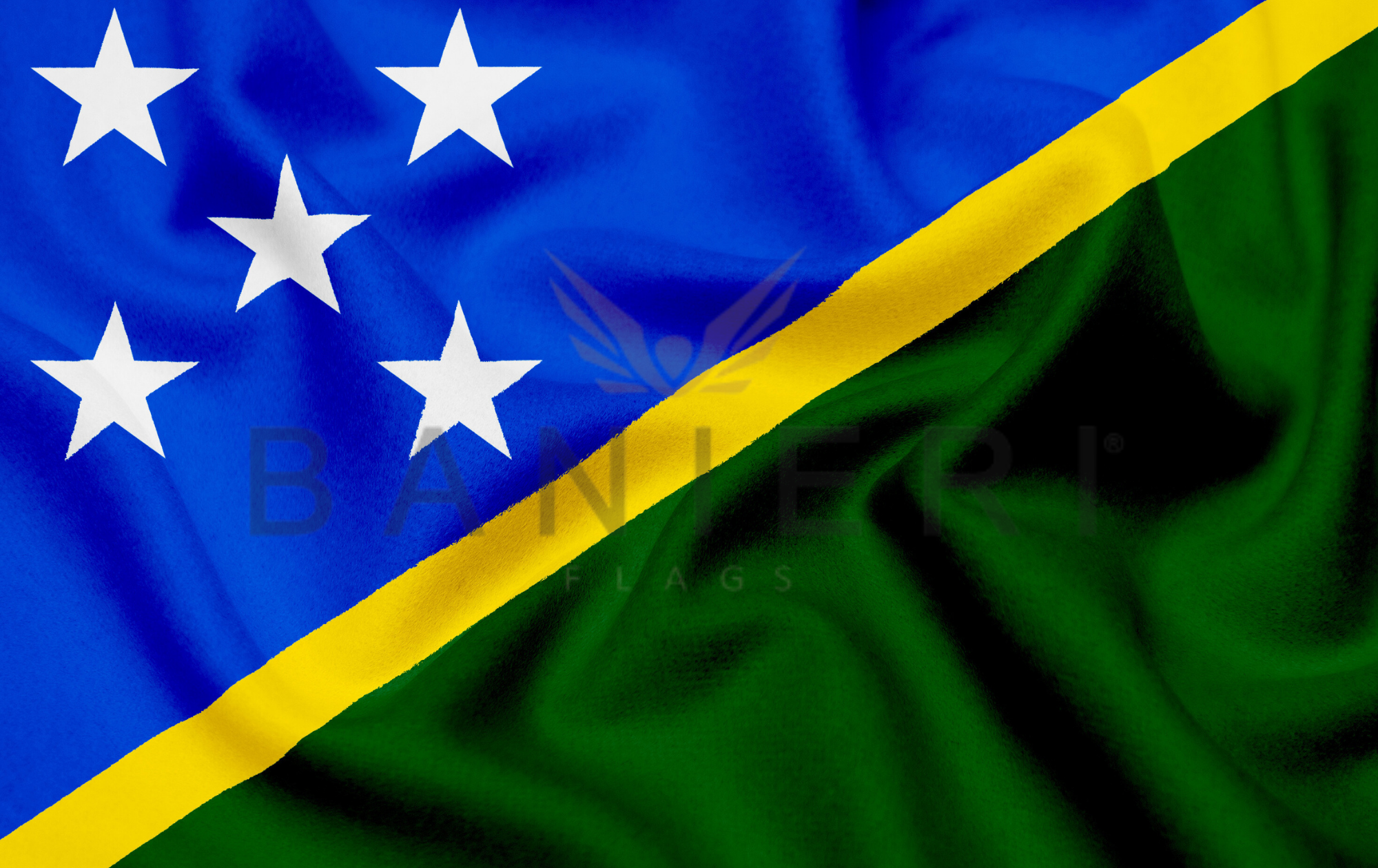 Bandiera Isole Salomone - Emblema di Identità e Orgoglio Nazionale - BANIERI®