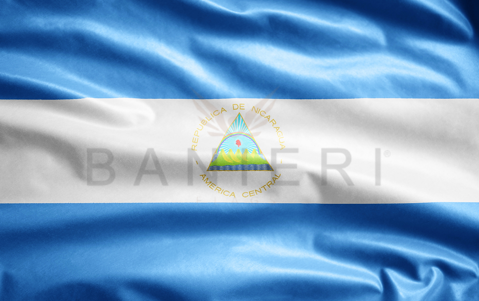 Bandiera Nicaragua 3x5 Piedi - Alta Qualità - Resistente Allo Sbiadimento - Venditore USA